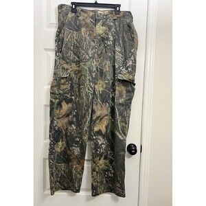Vintage No Trace Mossy Oak Camo Cargo Pants Men’s Size XL Adjustable Waist 42x33